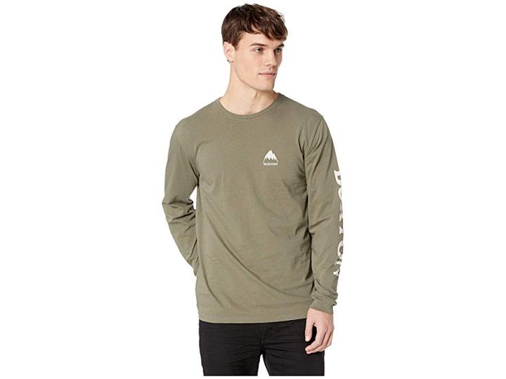 Burton Elite Long Sleeve T-shirt (dusty Olive) Men's T Shirt