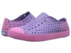 Native Kids Shoes Jefferson Block (little Kid/big Kid) (thistle Purple/woodward Pink/woodward Stripe) Girl's Shoes