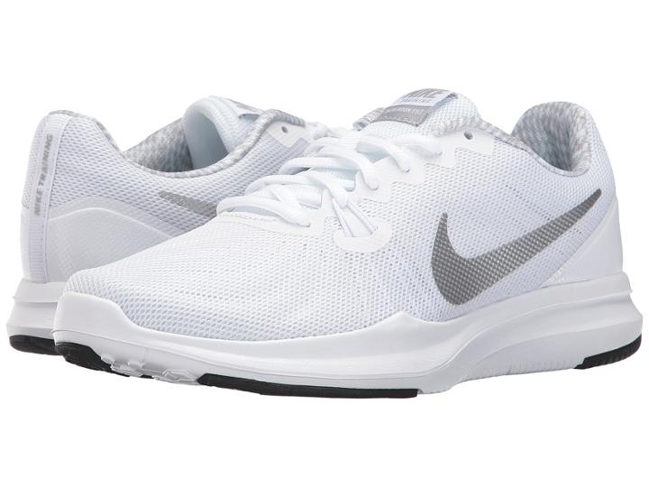 Nike In-season 7 (white/metallic Silver/pure Platinum) Women's Cross Training Shoes