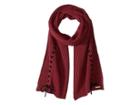 Vince Camuto Laced-up Muffler (ruby/wine) Scarves