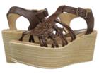 Sbicca Jarrah (brown) Women's Wedge Shoes