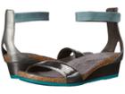 Naot Pixie (silver Pebble Leather/sterling Leather/sea Green Leather) Women's Sandals