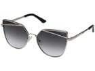 Guess Gf6074 (shiny Light Nickeltin/gradient Smoke) Fashion Sunglasses