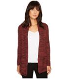 Nic+zoe Thick And Thin Cardy (tamarind) Women's Sweater