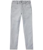Polo Ralph Lauren Kids Stretch Cotton Skinny Chino Pants (big Kids) (avenue Grey) Boy's Casual Pants