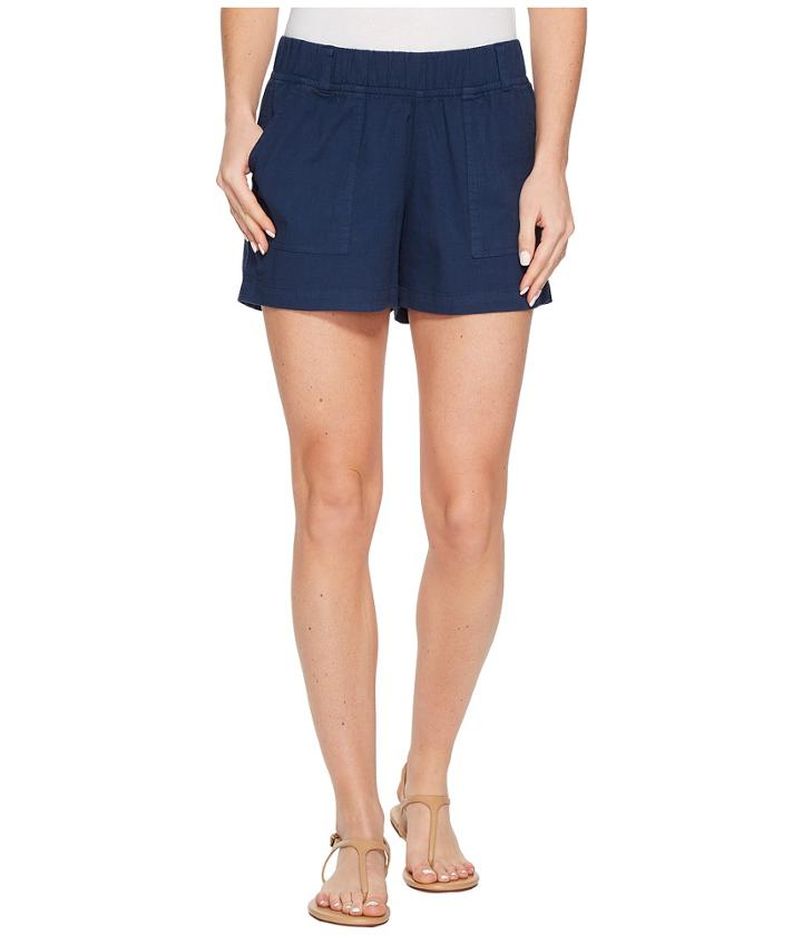 Allen Allen Pull-on Pocket Shorts (lapis) Women's Shorts