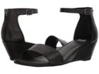Eileen Fisher Mara (black Tumbled Leather) Women's Shoes