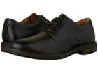 Clarks Un.elott Plain (black Leather) Men's Plain Toe Shoes