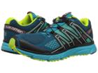 Salomon X-mission 3 (deep Lagoon/blue Bird/acid Lime) Women's Shoes