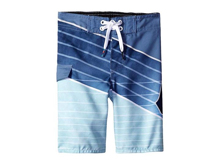 Quiksilver Kids Slash Logo Boardshorts (toddler/little Kids) (aquatic) Boy's Swimwear