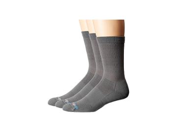 Drymax Sport Performance Casual Crew 3-pair (anthracite) Women's Crew Cut Socks Shoes