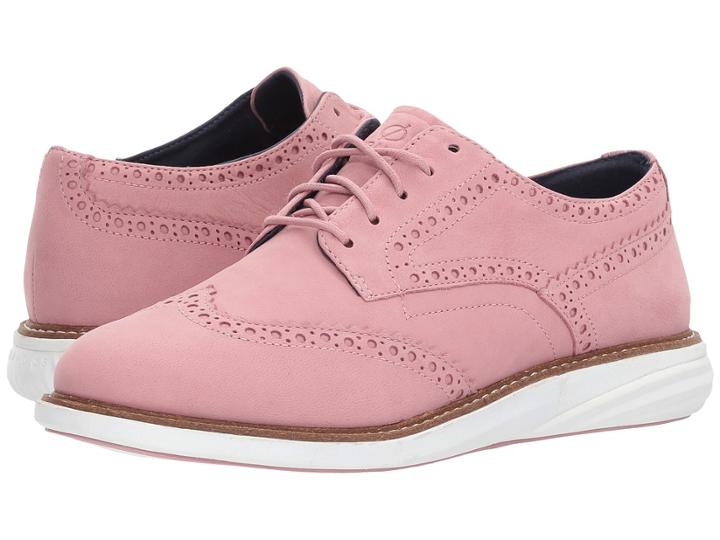 Cole Haan Grand Evolution Wing Oxford (lilac Pink Nubuck) Women's Shoes
