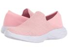 Skechers Kids You 81158l (little Kid/big Kid) (pink Smooth/mesh/pink/hot Pink Trim) Girl's Shoes