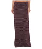 Carve Designs Abbie Maxi Skirt (port Stripe) Women's Skirt