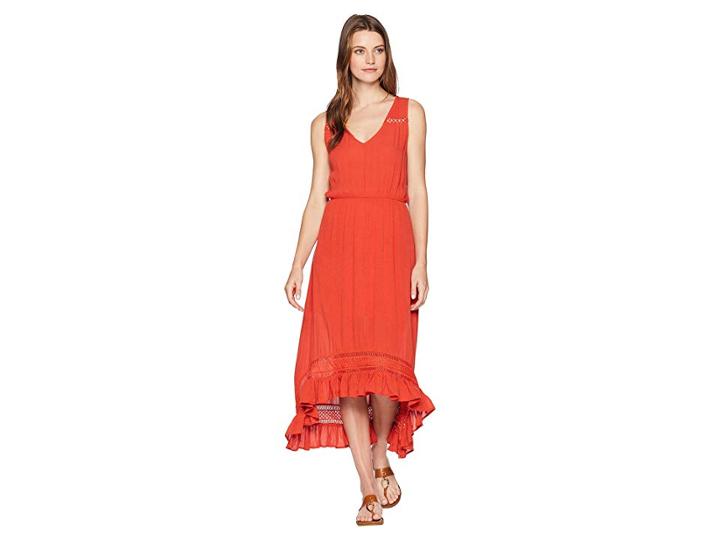 Rock And Roll Cowgirl Sleeveless Dress D5-6780 (orange) Women's Dress