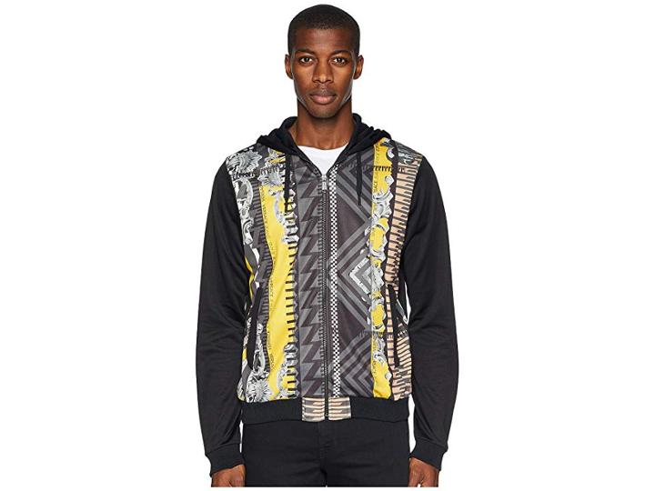 Versace Jeans Hooded Sweatshirt (black) Men's Sweatshirt