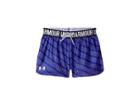 Under Armour Kids Printed Play Up Shorts (big Kids) (constellation Purple/black/white) Girl's Shorts