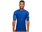 Volcom Lido Solid Short Sleeve (camper Blue) Men's Clothing