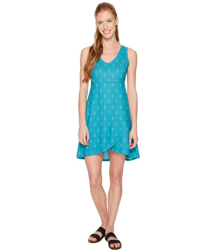 Fig Clothing Axa Dress (obsidian Turquoise) Women's Dress