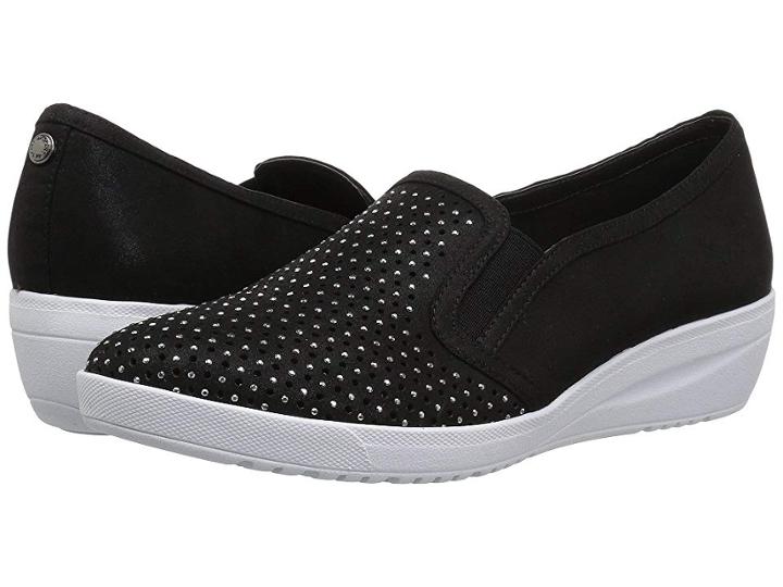 Anne Klein Yvanna (black/black Fabric) Women's Shoes