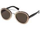 Valentino Va 4014 (rose Gold/dark Havana/brown) Fashion Sunglasses
