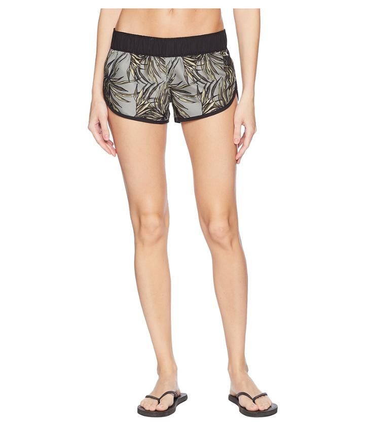 Hurley Supersuede Koko Beachrider Boardshorts (dark Stucco) Women's Swimwear