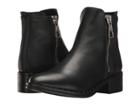 Steve Madden Lanna-s (black Leather) Women's Zip Boots