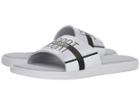 Lacoste L.30 Slide 218 2 (light Grey/white) Men's Slide Shoes