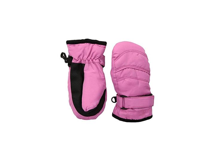 Tundra Boots Kids Nylon Mittens (dusty Rose) Extreme Cold Weather Gloves