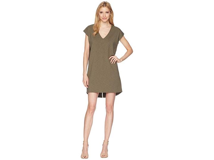 Lilla P V-neck Dress (kale) Women's Dress