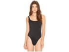 Kamalikulture By Norma Kamali Super Low Back Mio (black) Women's Swimsuits One Piece