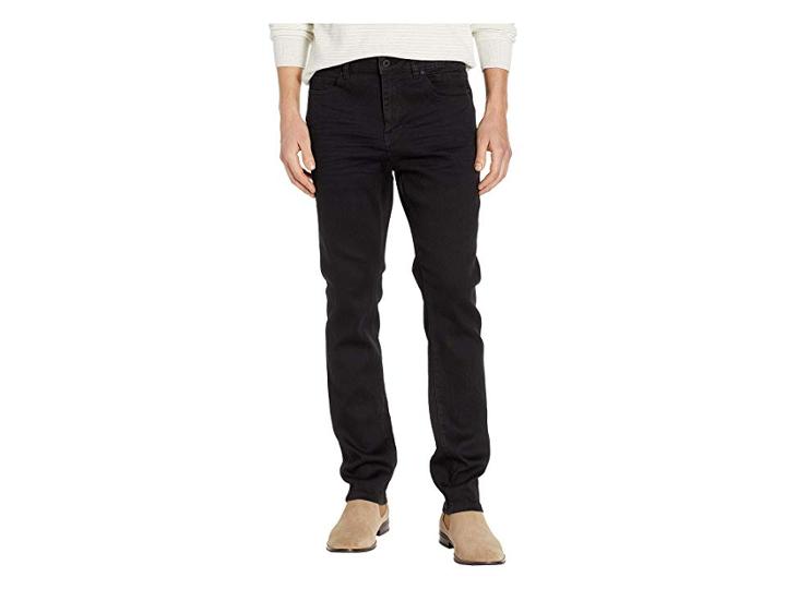 Kenneth Cole New York Wash Denim Slim In Black (black) Men's Jeans