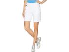Jamie Sadock Airwear Lightweight Shorts With Front Zip And Button Closure (sugar White) Women's Shorts