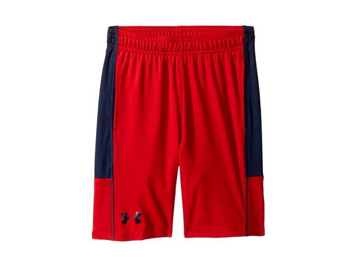 Under Armour Kids Stunt Shorts (little Kids/big Kids) (red) Boy's Shorts