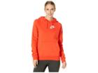 Nike Rally Hoodie (habanero Red/habanero Red/white) Women's Sweatshirt