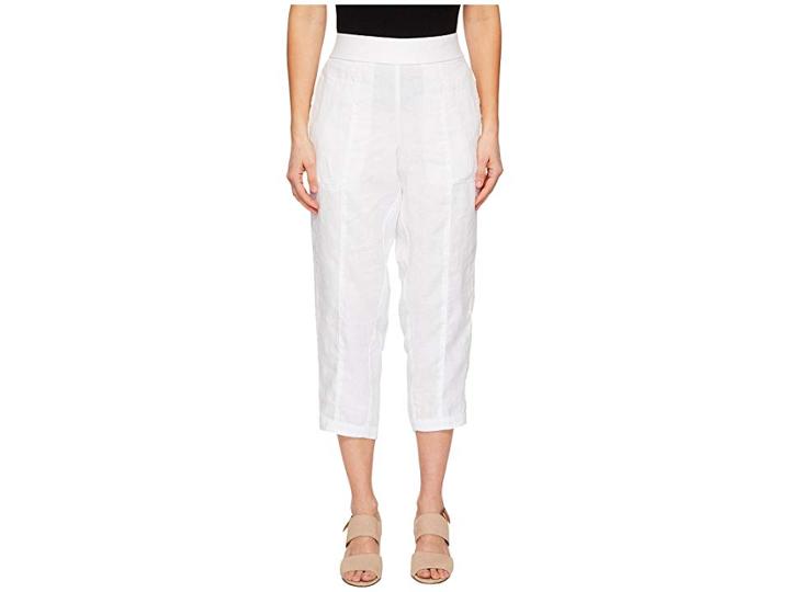 Eileen Fisher Ankle Pants (white) Women's Casual Pants