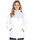 Columbia Pourationtm Jacket (white/cirrus Grey) Women's Coat
