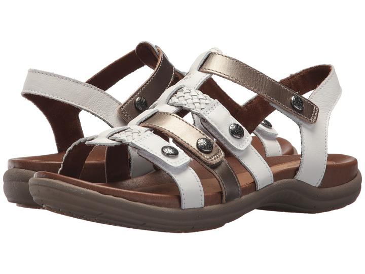 Rockport Cobb Hill Collection Cobb Hill Rubey T Strap (white Multi) Women's Shoes