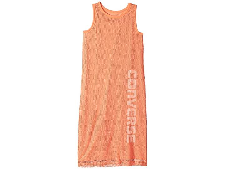 Converse Kids Mesh Tank Dress (big Kids) (desert Flower) Girl's Dress