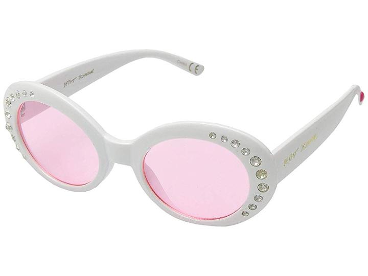 Betsey Johnson Bj894001 (white) Fashion Sunglasses