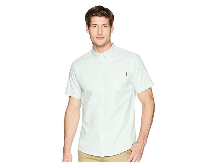 O'neill Banks Short Sleeve Woven (grayed Jade) Men's Clothing