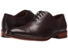 Johnston & Murphy Conard Cap Toe (burgundy Italian Calfskin) Men's Shoes