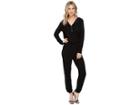 Culture Phit Dayna Long Sleeve Zip-up Jumper With Hood (black) Women's Jumpsuit & Rompers One Piece