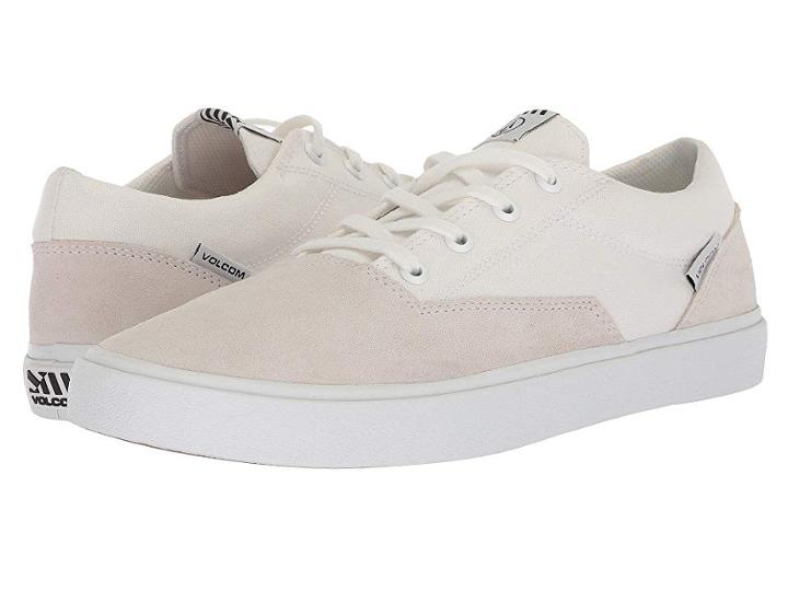 Volcom Draw Lo Suede Shoes (white) Men's Shoes