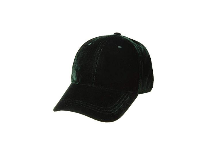 Michael Stars Velvet Baseball Cap (everglades) Baseball Caps