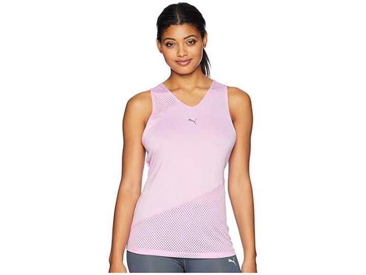 Puma A.c.e. Mesh Blocked Tank Top (orchid) Women's Sleeveless