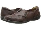 Soft Style Jennica (dark Brown Tumbled Leather) Women's Flat Shoes