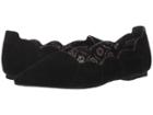 Seychelles Island Flat (black Suede) Women's Flat Shoes