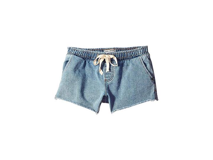 Billabong Kids Mad For Summer Shorts (little Kids/big Kids) (indigo) Girl's Shorts