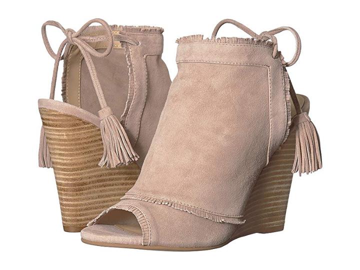 Kristin Cavallari Leilani Wedge (harbor Grey Kid Suede) Women's Wedge Shoes